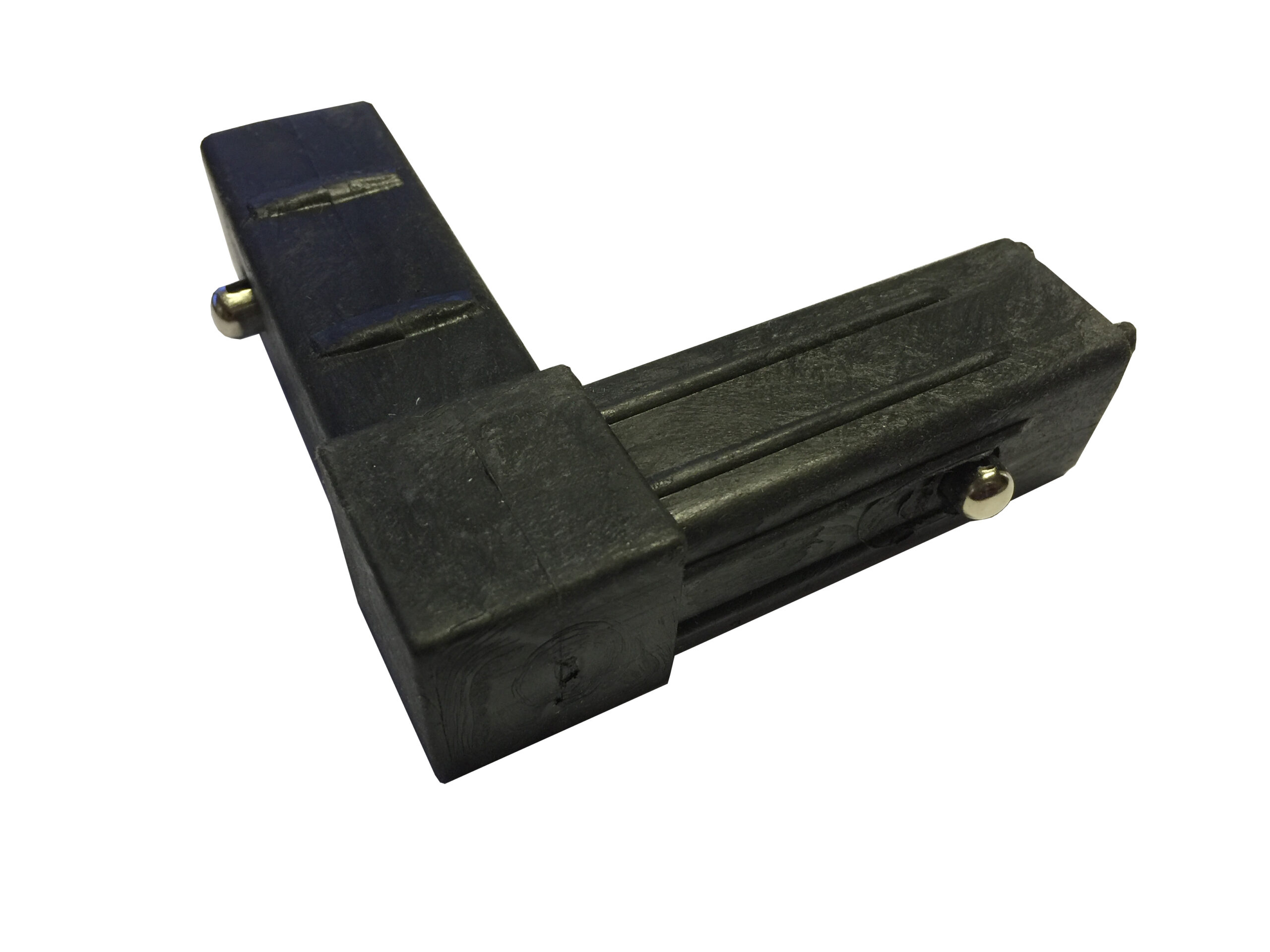 Plastic Corner L Brackets - With Pins - Set Of 2