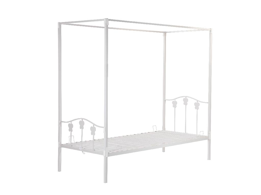 Children's Single (3'0) White 4 poster Bed Frame - Image 2